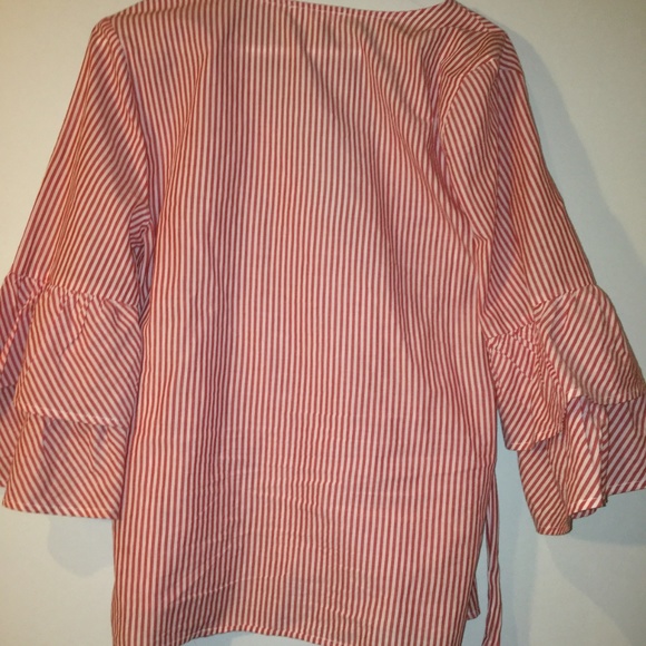 Red & White beachlunchlounge Striped Top - Picture 2 of 3